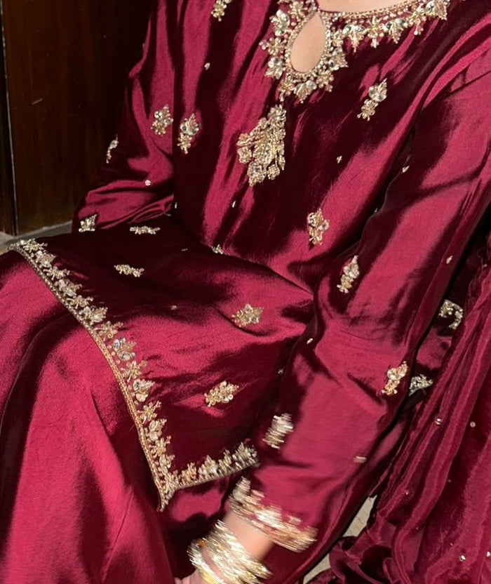 Rich Ruby Maroon