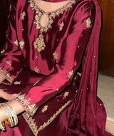 Signature Suit Maroon