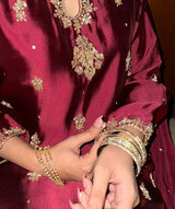 Rich Ruby Maroon