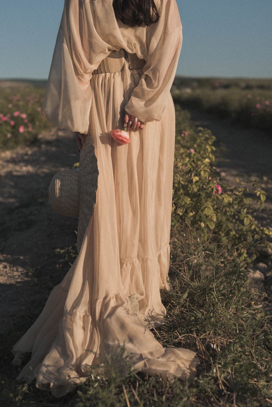 Summer Chiffon Dress Set